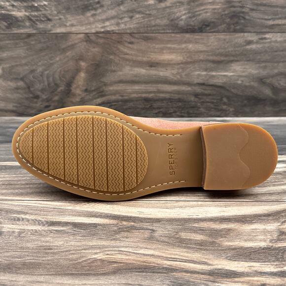 NIB Sperry Top Sider 8.5M Fairpoint Suede Rose Loafer Flats - Picture 8 of 10